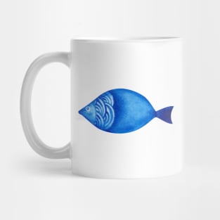 Blue fish Mug